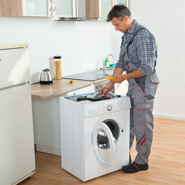 can you walk me through the steps of troubleshooting my washer issue in North Grosvenor Dale Connecticut